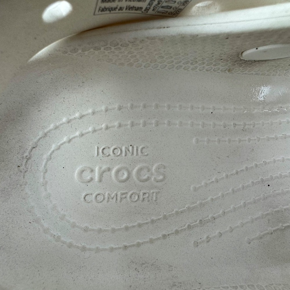 Crocs Mega Crush Sandal White Pink Purple Platform 207989 Womens Size 9 - Picture 4 of 6
